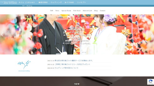 アーマテラスのHPキャプチャ画像