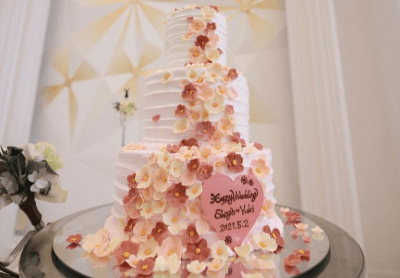 パラシオ・デ・ビアナ　ベル・カーサのウエディングケーキ