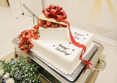 パラシオ・デ・ビアナ　ベル・カーサのウエディングケーキ