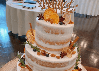 パラシオ・デ・ビアナ　ベル・カーサのウエディングケーキ