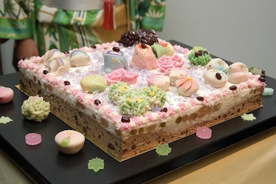 四季彩一力 ブラッサムガーデンのウエディングケーキイメージ