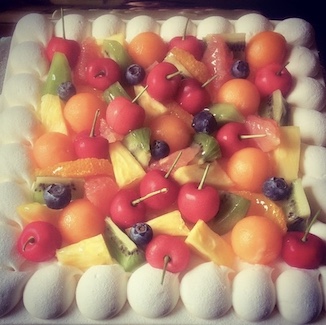 四季彩一力 ブラッサムガーデンのウエディングケーキイメージ